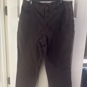 Gloria Vanderbilt Chocolate Brown Pants